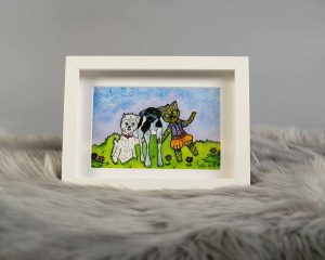 Ilustracija - Ottie v novem domu